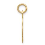 14k Plain .018 Gauge Engravable Quatrefoil 17x15mm Disc Charm - Image 3