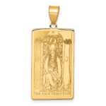 14ky The High Priestess Tarot Card Pendant