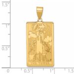 14ky The Tower Tarot Card Pendant - Image 4