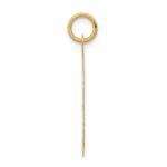 14k .013 Depth Engravable Boy Head Charm - Image 2