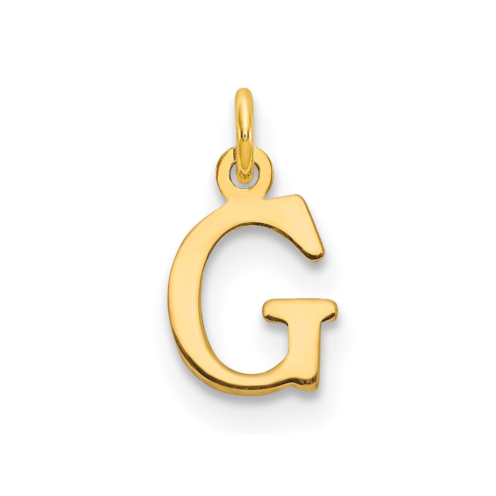 XNA1160GP_G.jpg 14ky Cutout Letter G Initial Pendant - Image 1