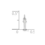 14kw Cutout Letter I Initial Pendant - Image 2