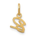 14KY Upper case Letter B Initial Charm - Image 3