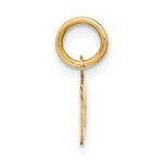 14KY Upper case Letter M Initial Charm - Image 2