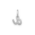 14KW Lower case Letter A Initial Charm - Image 4