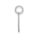 14KW Lower case Letter D Initial Charm - Image 2