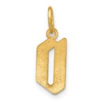 14KY Letter D Initial Pendant - Image 4