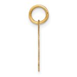 14KY Letter J Initial Pendant - Image 2