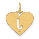 14ky Initial Letter J Initial Charm - Image 3