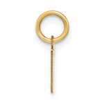 14ky Lowercase Letter R Initial Pendant - Image 2