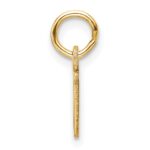 14ky Cutout Letter J Initial Pendant - Image 2