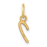 14K Uppercase Letter I Initial Charm - Image 3