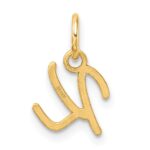 14K Uppercase Letter K Initial Charm - Image 3