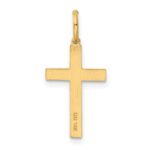 14K Laser Designed Cross Charm - Image 4