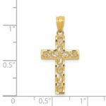 14k Filigree Cross Pendant - Image 3