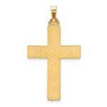 14k Polished Latin Cross Pendant - Image 4