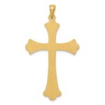 14k Fleur De Lis Cross Pendant - Image 4