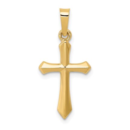 14k Polished Cross Pendant