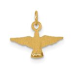 14k Polished Flying Dove Pendant - Image 3