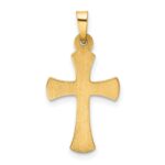 14k Hollow Cross Pendant - Image 4