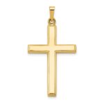 14k Hollow Cross Pendant