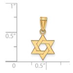 14k Star of David Pendant - Image 3