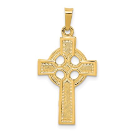 14k Celtic Cross Charm