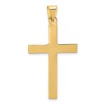 14k Polished Cross Pendant - Image 4
