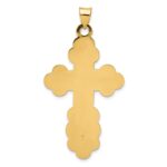 14k Large Eastern Orthodox Cross Pendant - Image 4