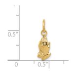14k Praying Hands Charm - Image 3