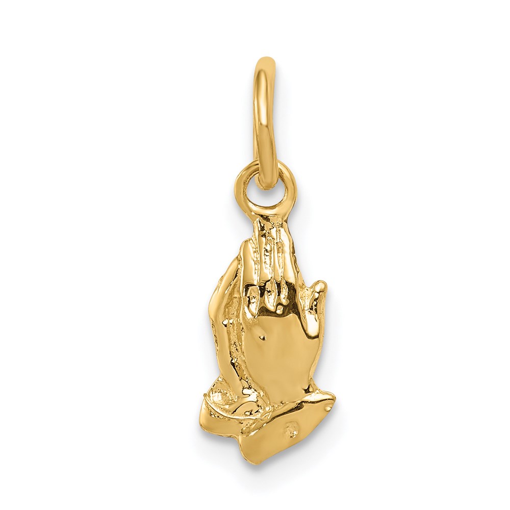 XR770.jpg 14k Praying Hands Charm - Image 1