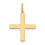 14K Laser Designed Greek Cross Charm