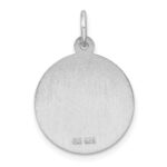 Sterling Silver Rhodium-plated Medical Jewelry Pendant - Image 3