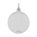 Sterling Silver Rhodium-plated Medical Jewelry Pendant - Image 3