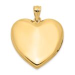 14k Diamond Star Ash Holder 24mm Heart Locket - Image 3