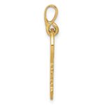 14K Polished Key Charm - Image 2