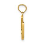 14k Gold Polished Horseshoe Pendant - Image 2