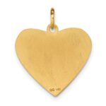 14k Polished Class of 2025 Heart Charm - Image 3