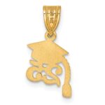 14K Graduation Cap 25 with Tassel Charm - Image 3