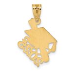 14K Graduation Cap and Slanted Diploma 2025 Charm - Image 3