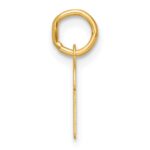 14K Small Script Letter P Initial Charm - Image 2