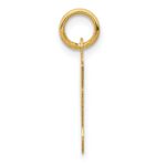 14KY Script Letter M Initial Charm - Image 2