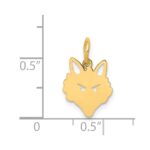14k Fox Head Charm - Image 3