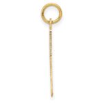 14k Monday the First Day Engravable Calendar Pendant - Image 2