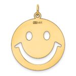 14k Cut-out Smiley Face Charm - Image 3