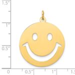 14k Cut-out Smiley Face Charm - Image 4