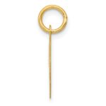 14K Medium Fancy Script Letter D Initial Charm - Image 2