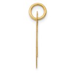 14K Medium Fancy Script Letter N Initial Charm - Image 2