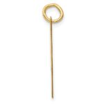 14k Large Fancy Script Letter I Initial Charm - Image 2