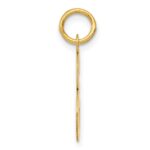 14k Medium Script Letter E Initial Charm - Image 2